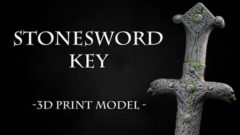 Stonesword Key - 3D Print Model
