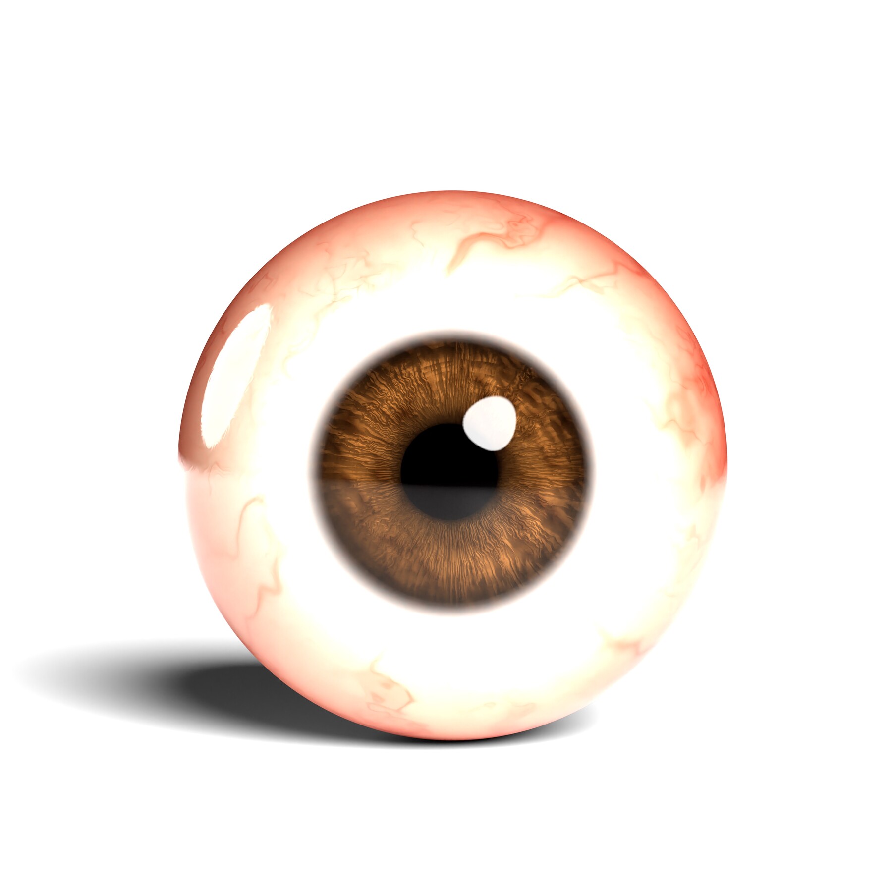 ArtStation Eyeball Mesh & A Procedural Shader Tree for Blender Game