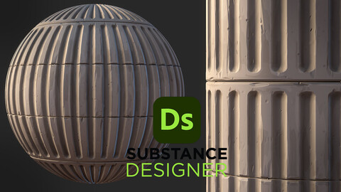 Stylized Concrete - Substance 3D Designer