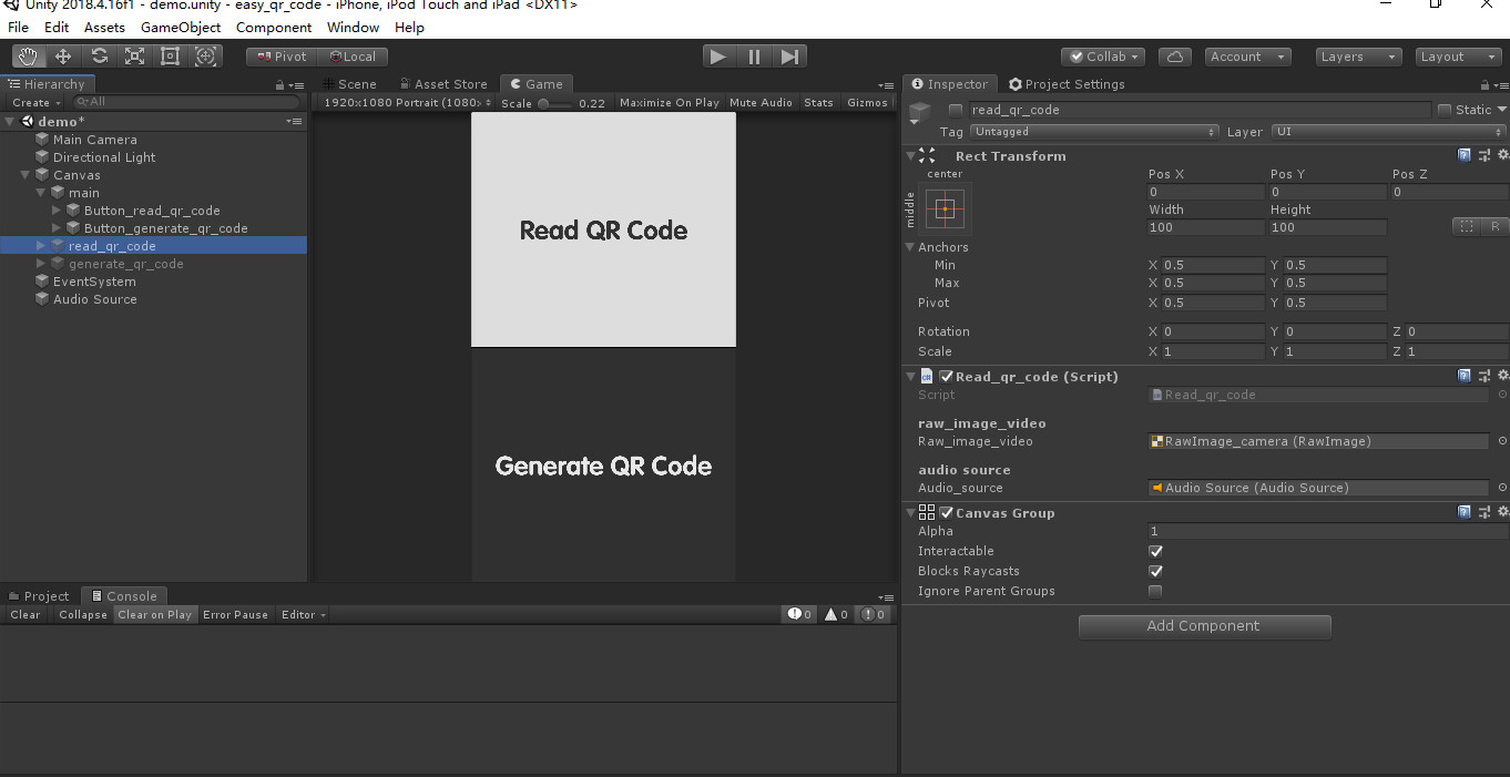 ArtStation - Unity Tool - Easy QR Code | Resources