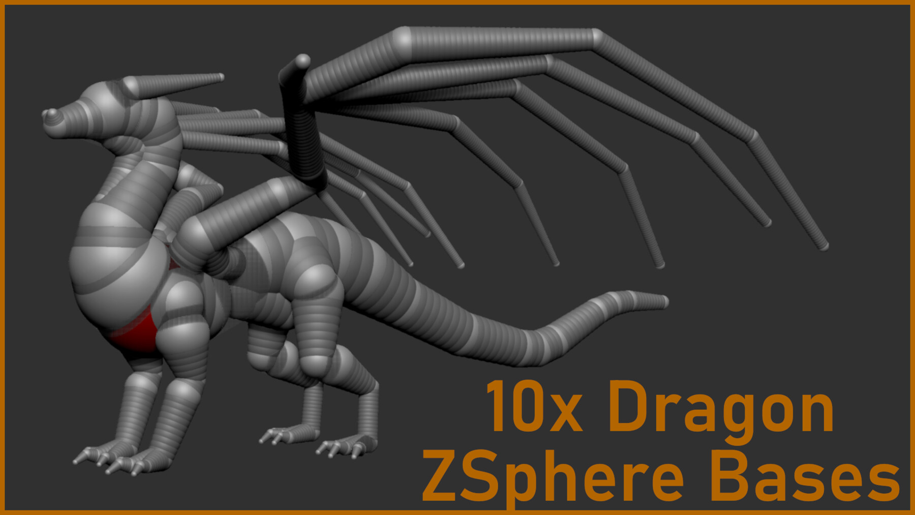 ArtStation ZSPHERES 10x Dragon Bases Resources