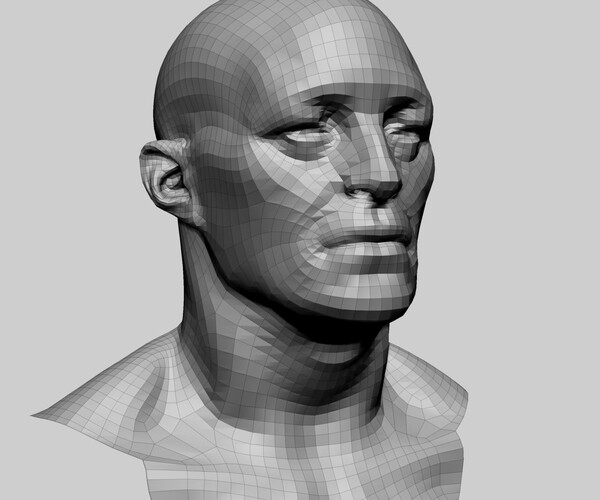 ArtStation - Base Male Head A0 | Resources