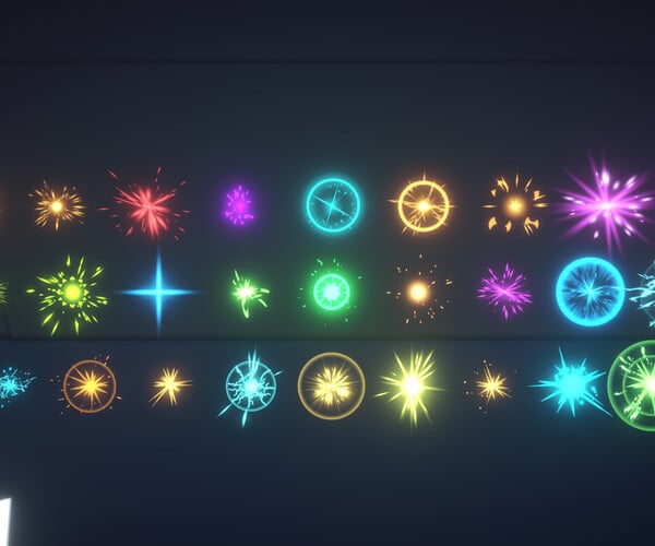 ArtStation - Stylized Hit Particles Effects | Game Assets