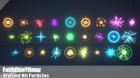 Stylized Hit Particles Effects