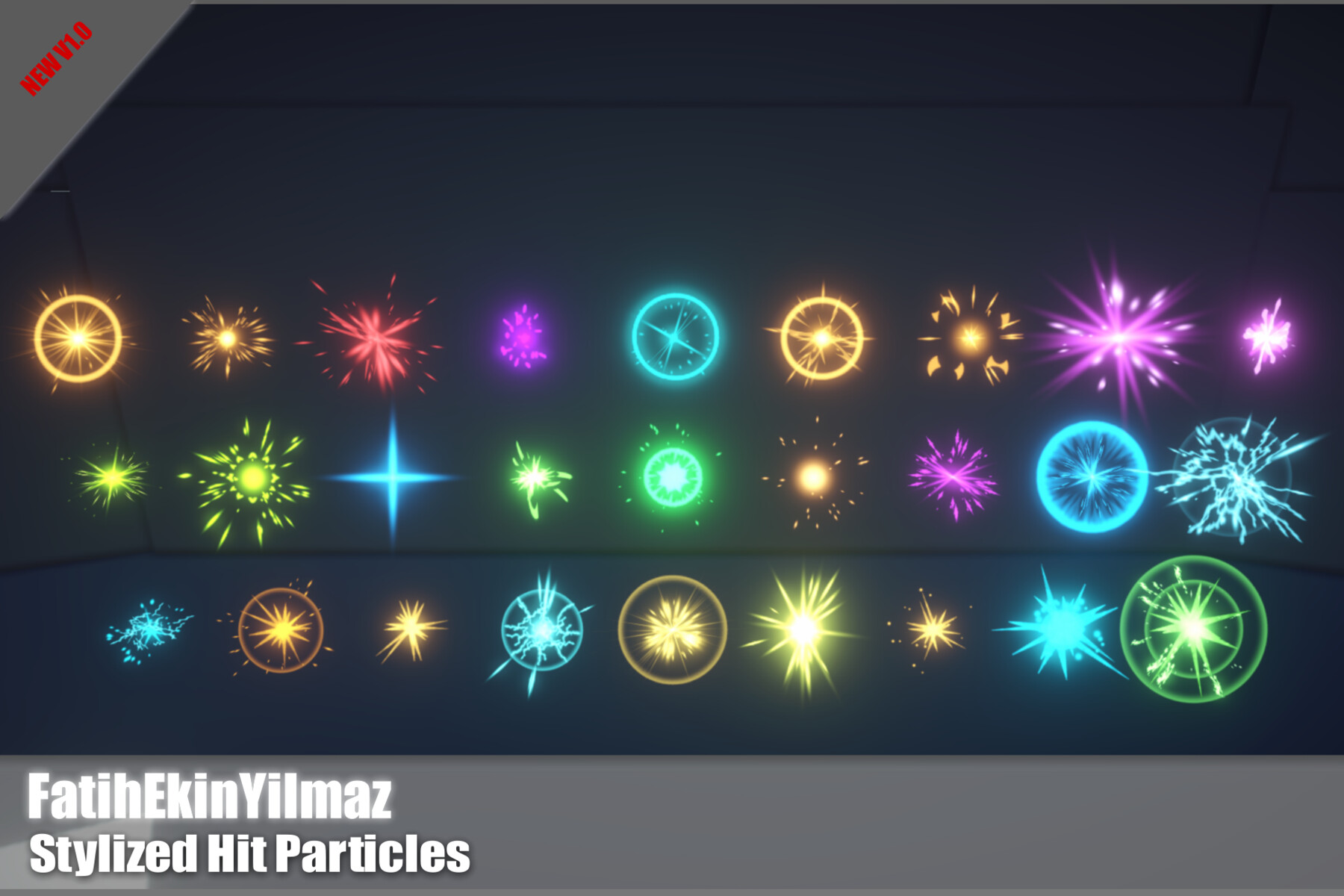 ArtStation - Stylized Hit Particles Effects | Game Assets
