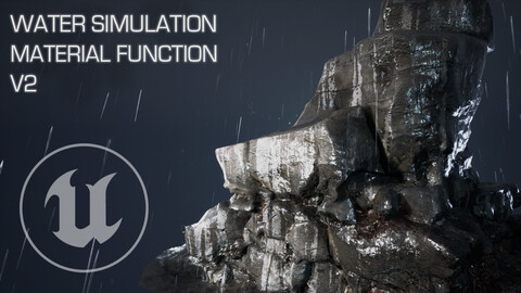 Unreal 5 - Water Flow Simulation Material