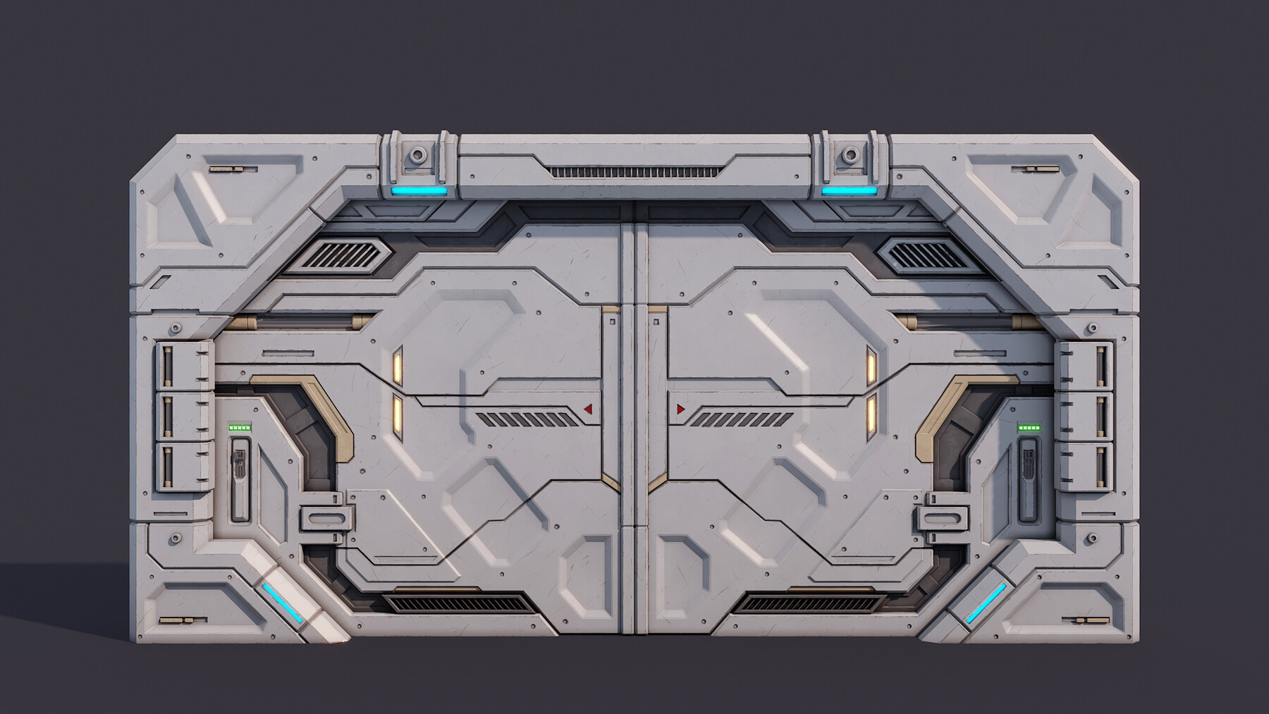 ArtStation - Sci-Fi Door Kit Vol 01 | Resources