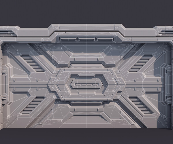 ArtStation - Sci-Fi Door Kit Vol 01 | Resources