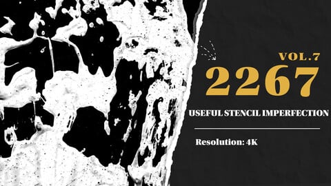 MEGA PACK --- 2267 High Quality Useful Stencil Imperfection (4 Categories) vol.7