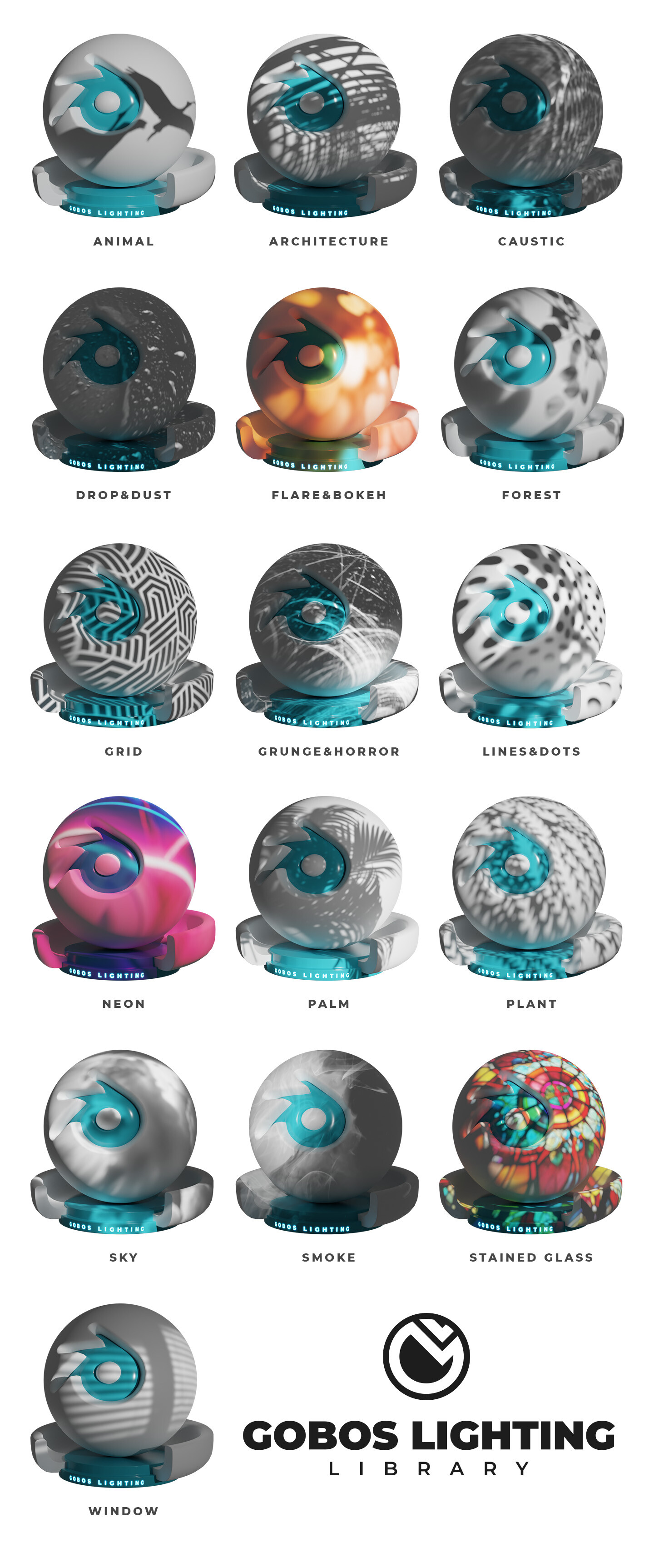 ArtStation GOBOS LIGHTING Library Resources