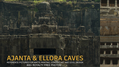 800+ Ajanta & Ellora Caves Reference Pack