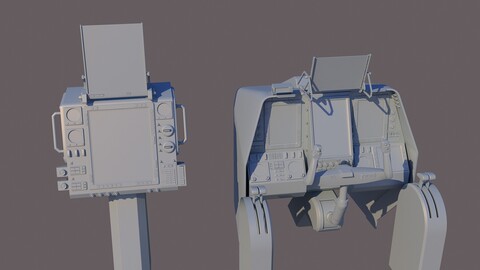 Aircraft cockpit control panel - EFIS