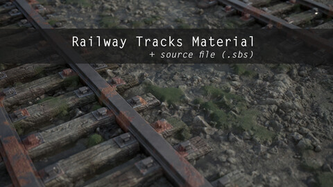 Railway Tracks Material + SBS File