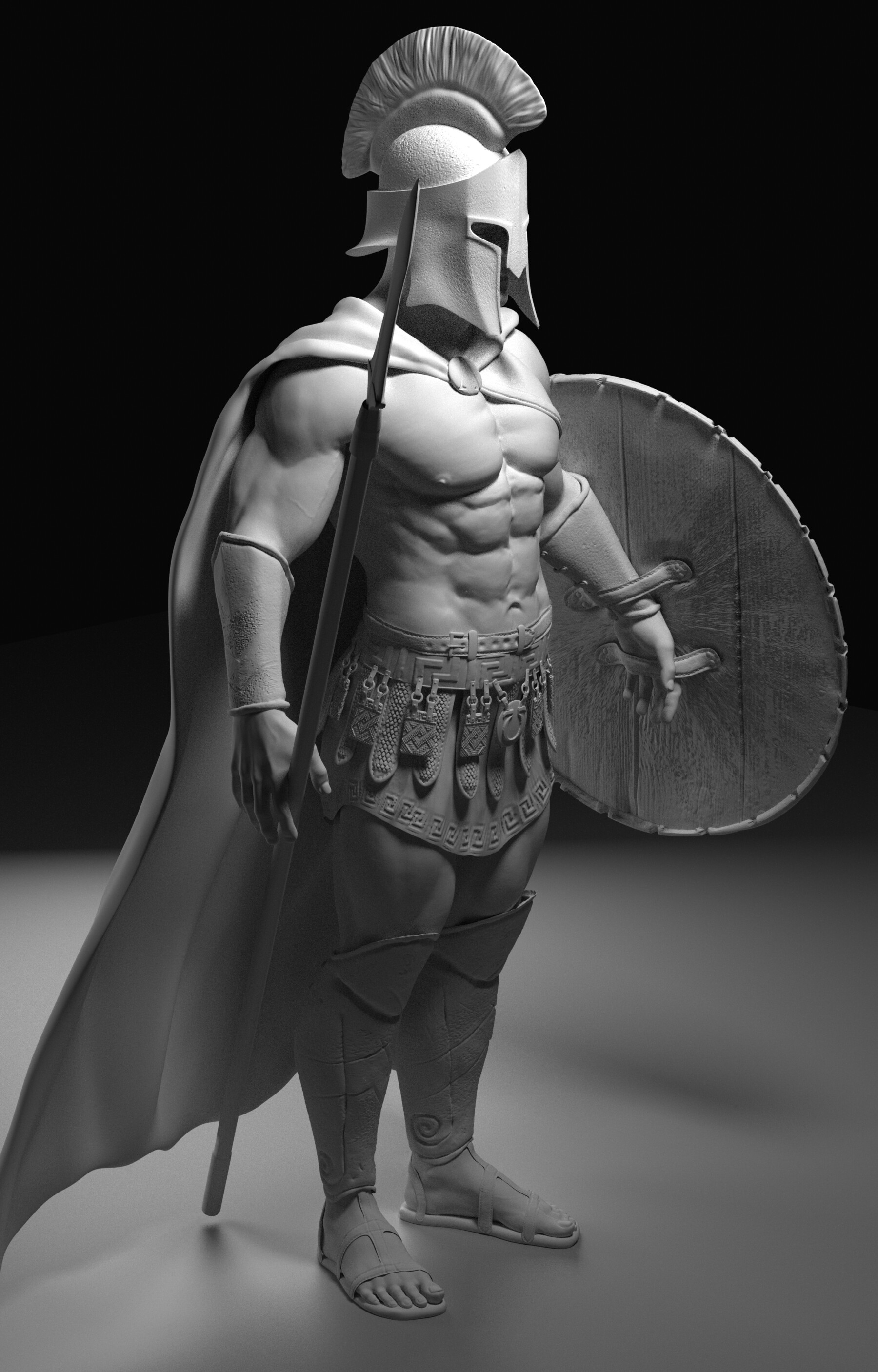 ArtStation - Spartan Warrior | Game Assets