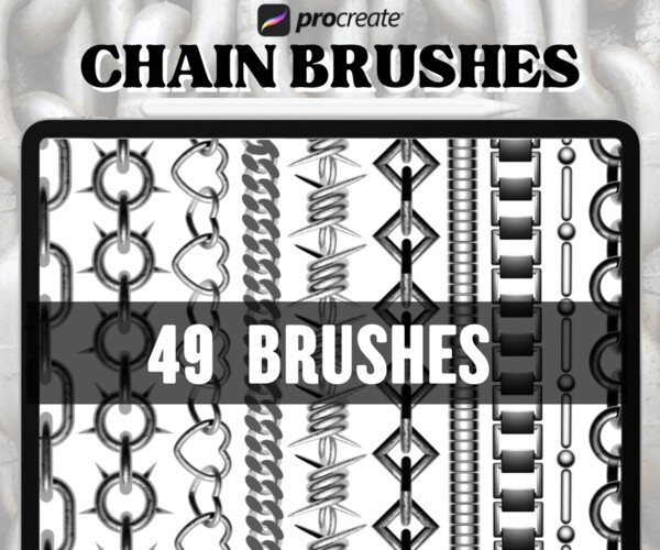 ArtStation Chain Brush Set For Procreate Brushes