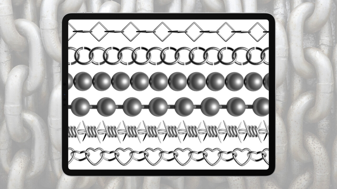 ArtStation - Chain Brush Set For Procreate | Brushes