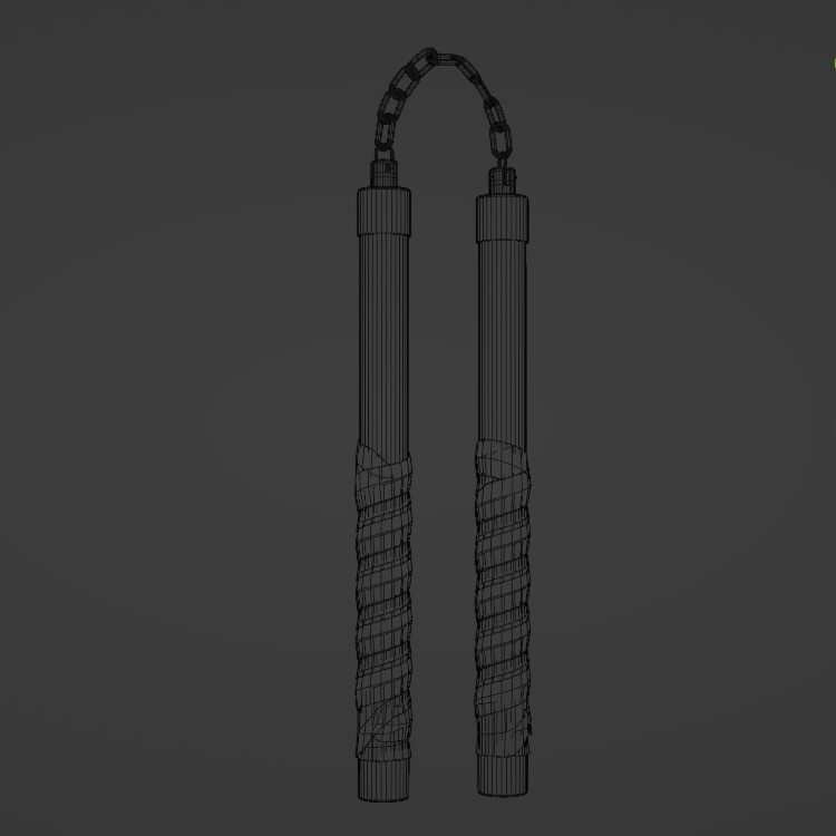ArtStation Nunchaku Game Assets