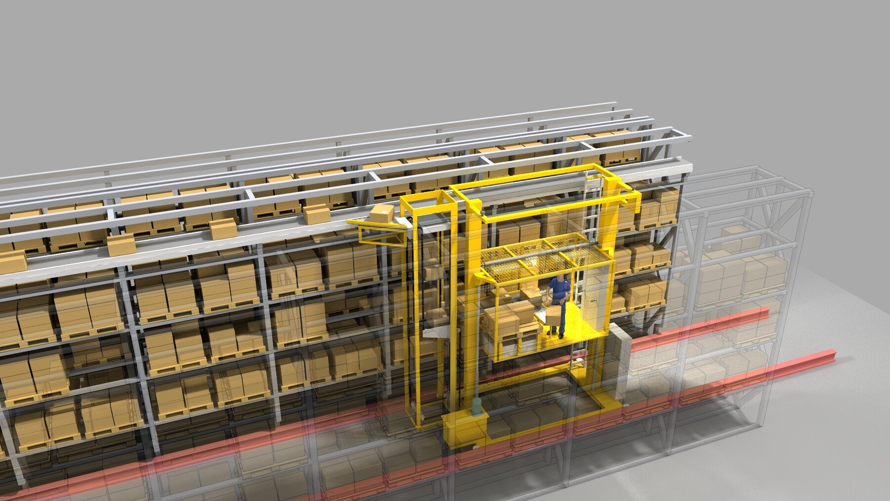 ArtStation - Warehouse storage elevator 3D model | Game Assets