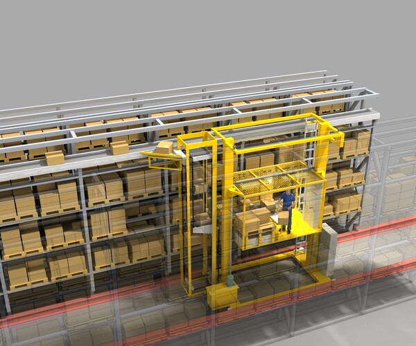 ArtStation - Warehouse storage elevator 3D model | Game Assets