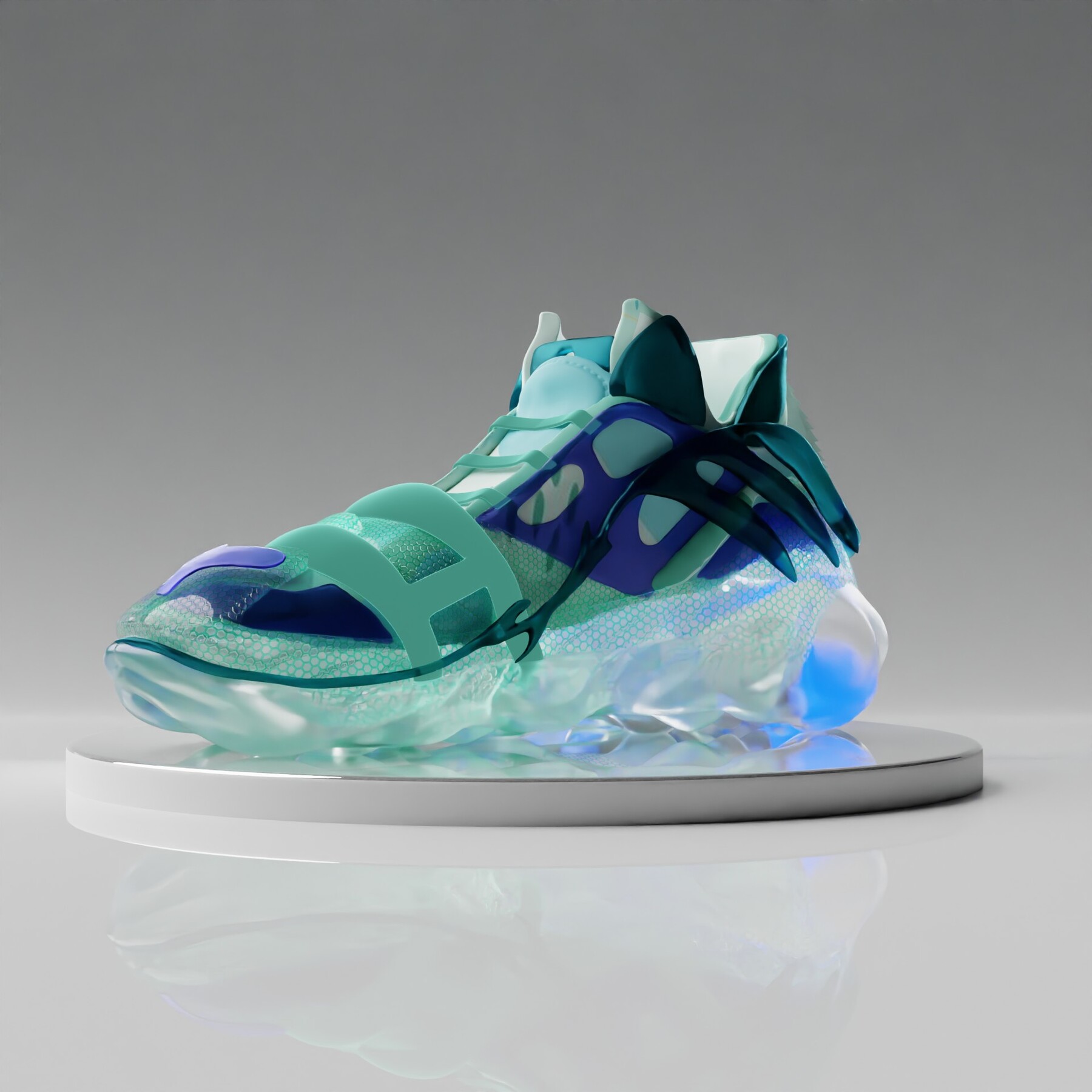 mens light blue trainers