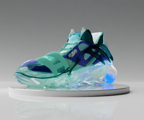 ArtStation - Light blue sneakers | Resources