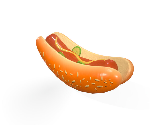 ArtStation 3D Hot Dog Game Assets