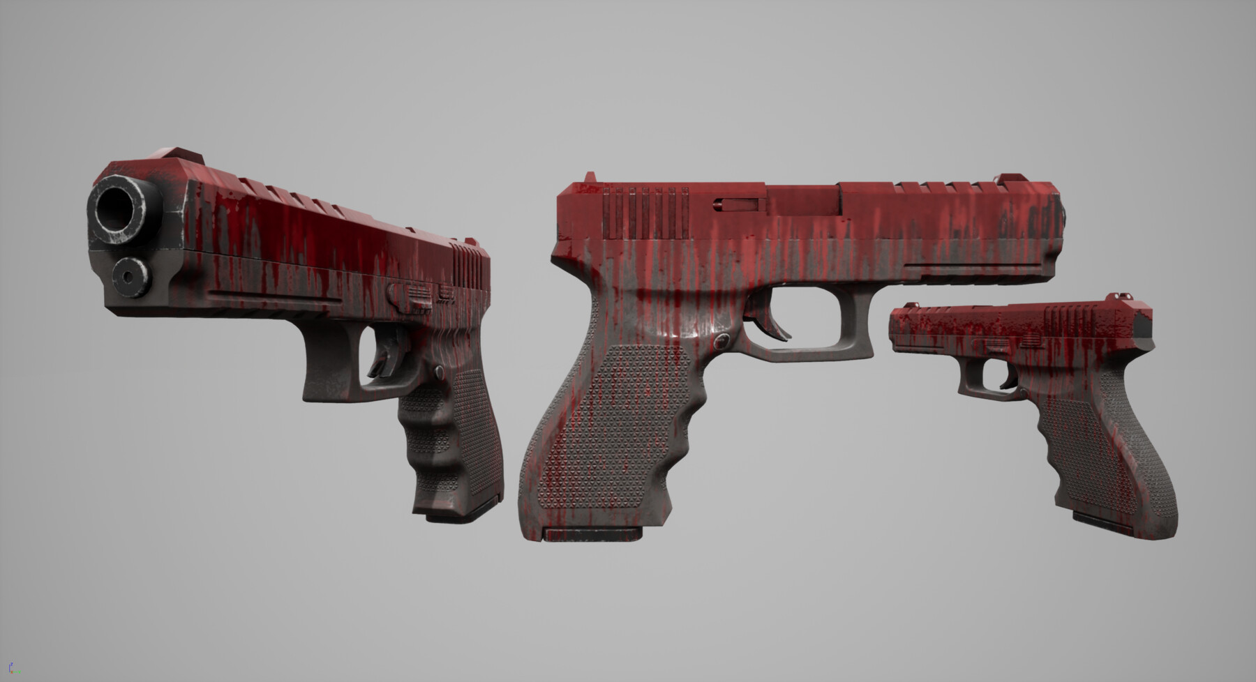 ArtStation Handgun Plus extra skins Game Assets