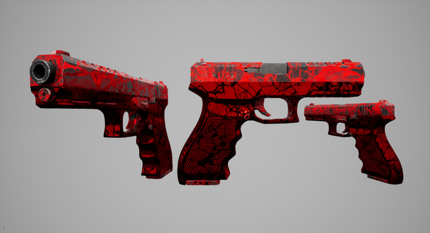 ArtStation Handgun Plus extra skins Game Assets