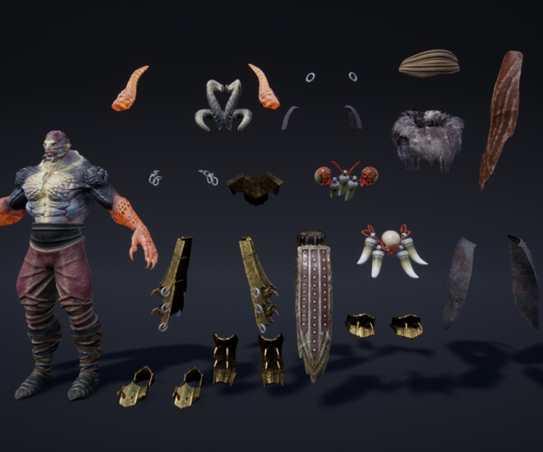 ArtStation - Demon (RPG) | Game Assets