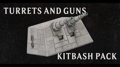 Sci-Fi Turrets and Guns Pack II - Star Wars