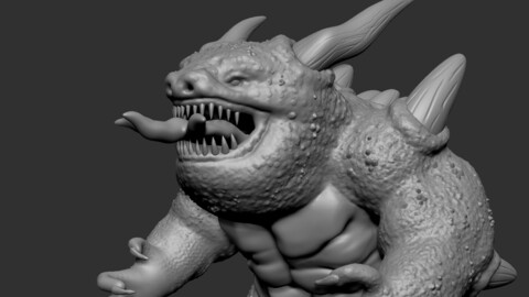HornedToad ZBrushCore Project File