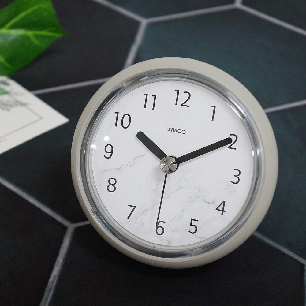 ArtStation Marble Bathroom Waterproof Suction Clock Resources