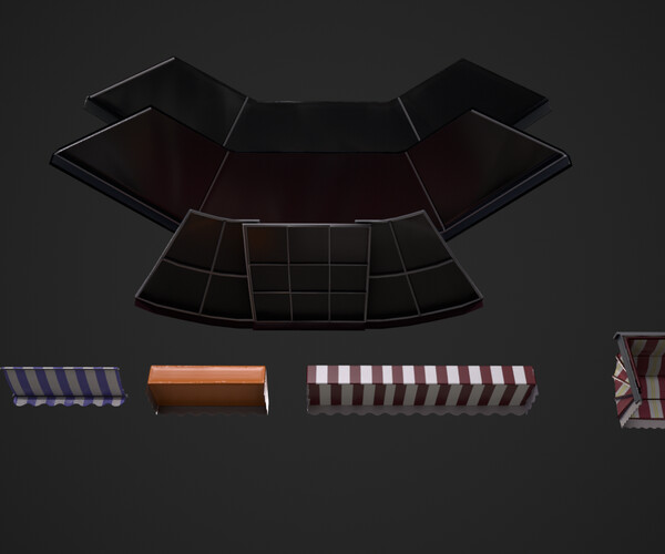 ArtStation Awning Kit Game Assets