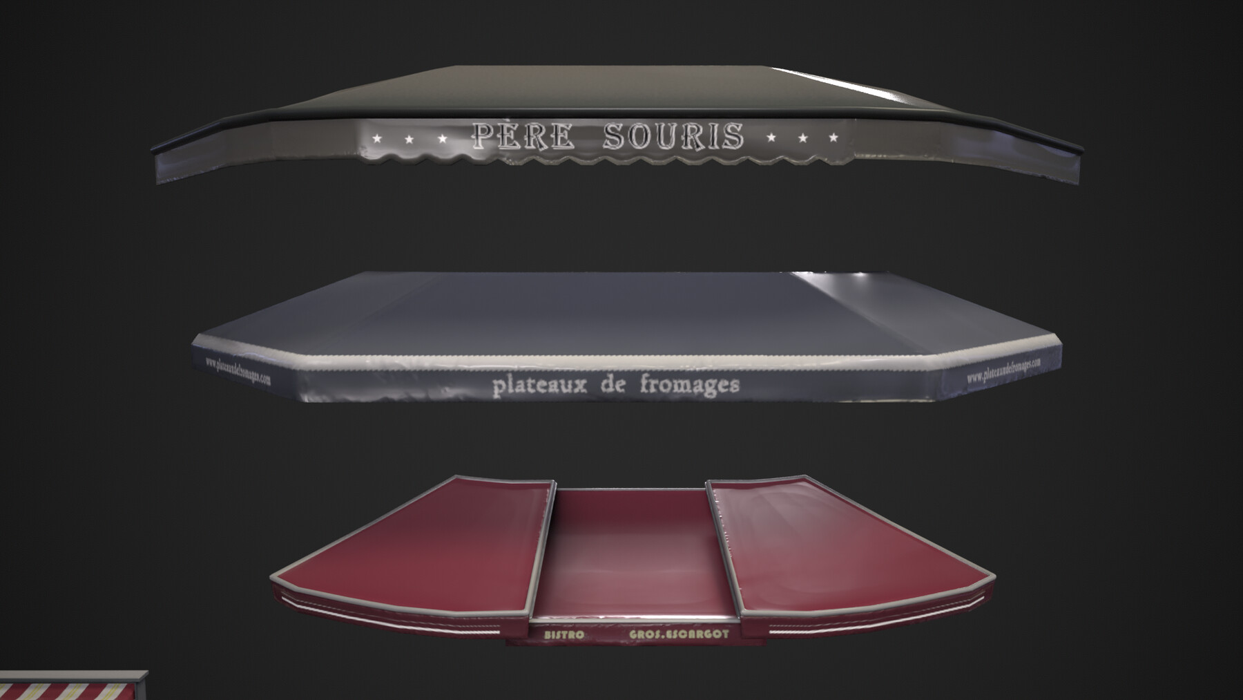 ArtStation Awning Kit Game Assets