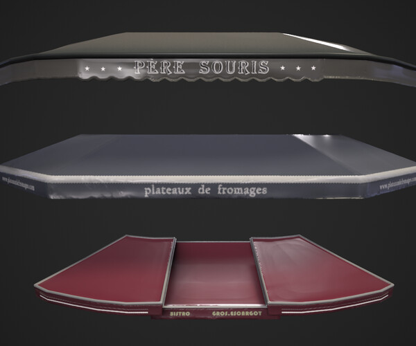 ArtStation Awning Kit Game Assets