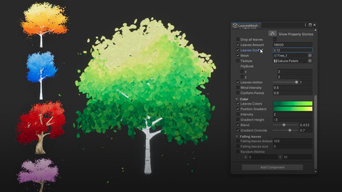 Stylized VFX Trees | GPU Based Effect