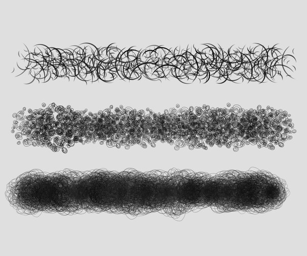 ArtStation 50 hair brushes for Brushes