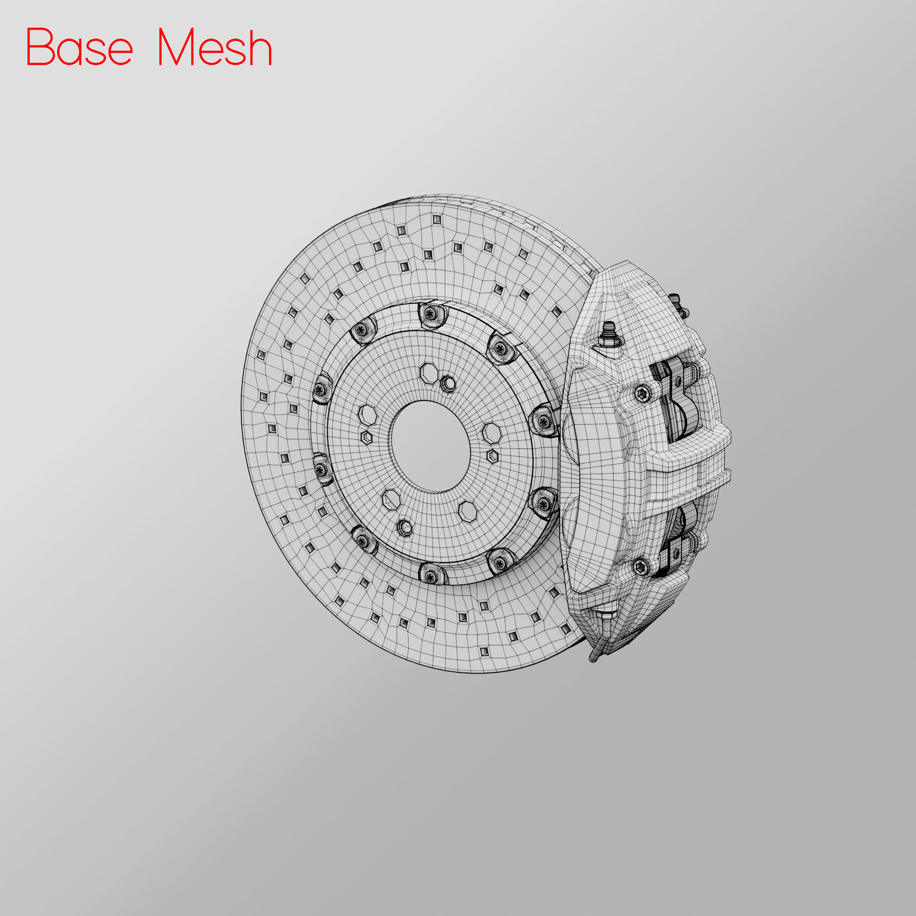 ArtStation - Brembo 360x32 Brake 3D Model | Resources