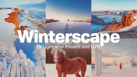 25 Winterscape Lightroom Presets and LUTs