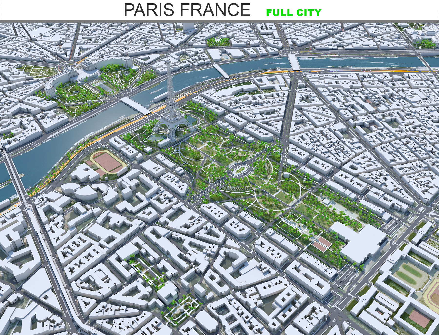 Tour Eiffel 3d model 3D Studio,3ds Max,Cinema 4D files free