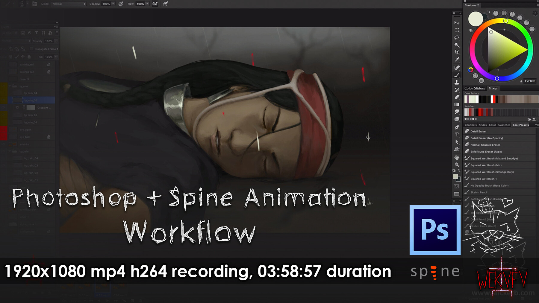 ArtStation - Photoshop and Spine Combined Animation Workflow | Tutorials