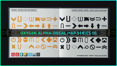 Oxygen Alpha - Decal Map Series 01 - Collection