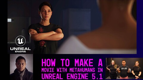How to make a movie with Metahumans in Unreal Engine 5.1 (Beginner Friendly)