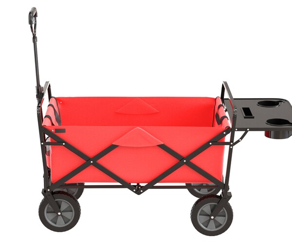 ArtStation Mac Sports Collapsible Folding Outdoor Utility Wagon Red