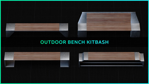 Outdoor Bench Kitbash
