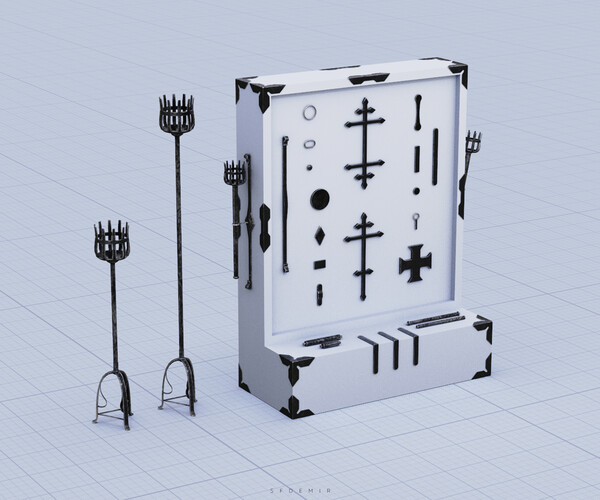 ArtStation - Medieval Metal Prop Kitbash | Resources
