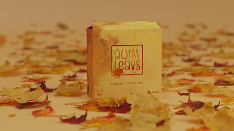 Autum Leavs - Photorealistic Wrinkled Leaves