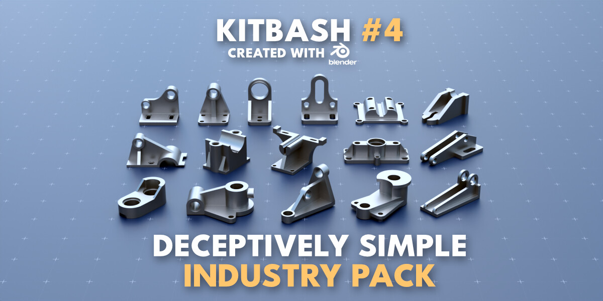 ArtStation - Simple Industry Kitbash Bundle #2 | Resources