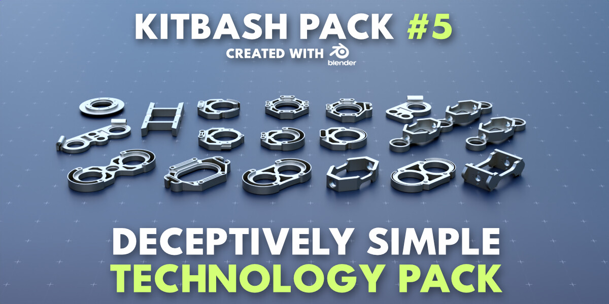 ArtStation - Simple Technology Kitbash #5 | Resources