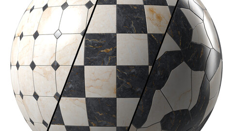 Marble Tile Materials 15- Pbr 4k Seamless